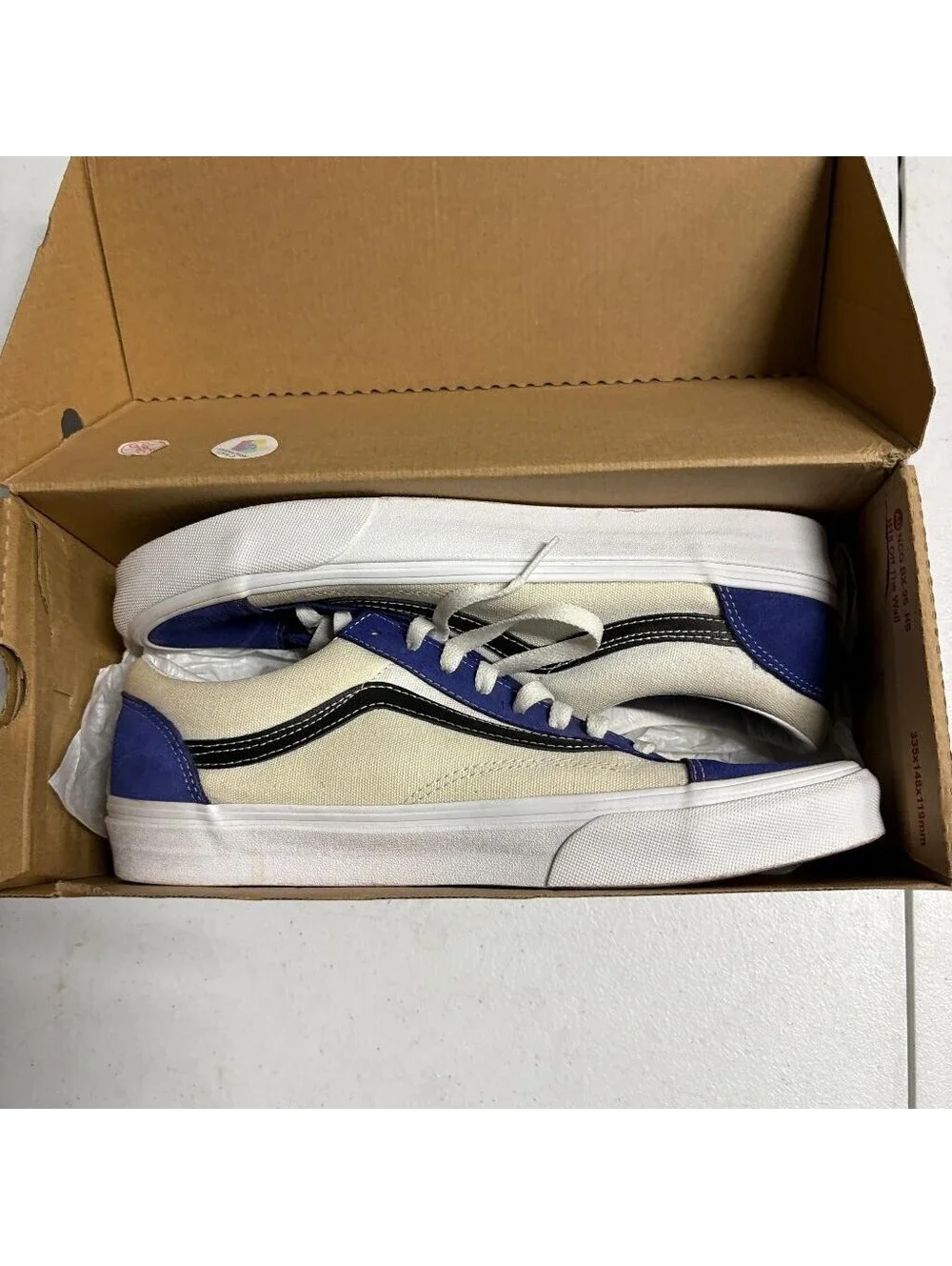 Vans Style 36 Retro Sport Royal Blue White Mens Size 11 VN0A3DZ3WZ9 Sneakers
